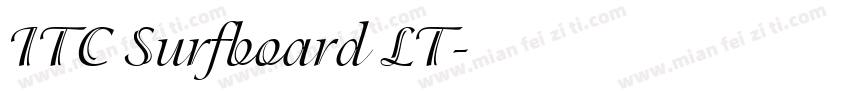 ITC Surfboard LT字体转换